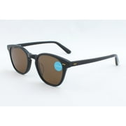 TOMS Wyatt 10015489 Sunglasses - Shiny Black/Brown Polar