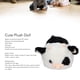 thumbnail image 3 of Lindo muñeco de peluche muñeco de peluche respetuoso con el medio ambiente suave para ropa de cama para Navidad ANGGREK Otros, 3 of 8