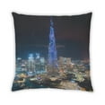thumbnail image 1 of Ahgly Company Sites Burj Khalifa Outdoor Throw Pillow, 18 inch by 18 inch, 1 of 5