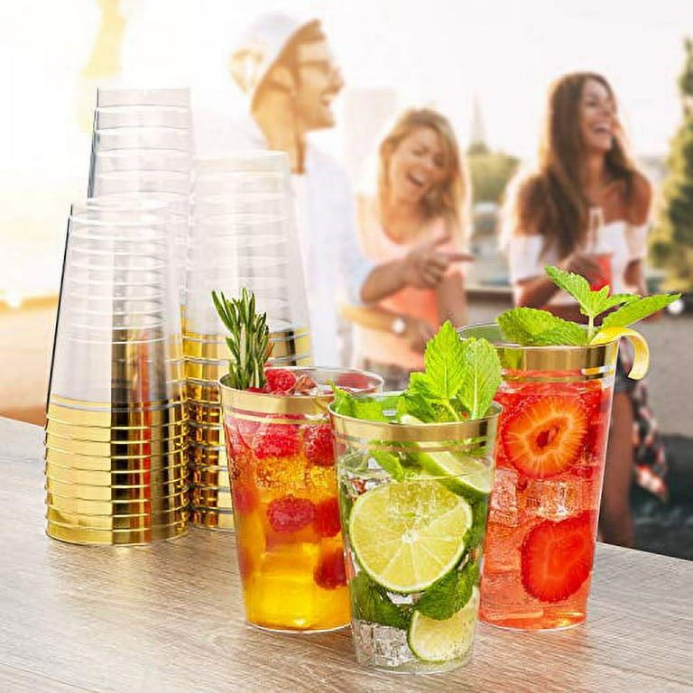 Fancy plastic cups discount
