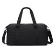 thumbnail image 1 of DQrwqpou Oxford Fitness Bag Multifuncional Plaid Sports Bag para Hombres Mujeres (Negro), 1 of 8