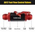 thumbnail image 3 of Unique Bargains AN12 Shut Off Valve Fuel Fitting fuel Flow Control Valves Inline Fuel Fitting Flow Drain Control Cut Off, 3 of 6