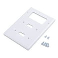thumbnail image 4 of Cable Matters (5-Pack) Decorator Device & 2xToggle Switch Triple-Gang Wall Plate in White, 4 of 5