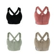 thumbnail image 2 of Sujetadores deportivos Minnieouse para mujer correas ajustables a prueba de golpes soporte deportivo para gimnasio verde oscuro XL, 2 of 6