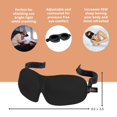 thumbnail image 2 of Design Imports 551493 Bucky 40 Blinks Eye Mask, Green, 2 of 4