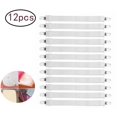 thumbnail image 2 of Tensores de sábanas ajustables, 12 piezas tensores de sábanas elásticos, tensores de sábanas blancos, tensores de sábanas con clips de metal, para sábanas, colchones, tablas de planchar o, 2 of 7