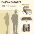 thumbnail image 3 of Gymax Fluffy Faux Fur Throw Blanket 780GSM Soft Plush Fuzzy Luxury Faux Fox Fur Blanket, 3 of 10