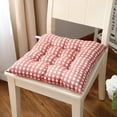 thumbnail image 1 of 16x16 Inch 10-Colors Soft Non-Slip Dining Kitchen Square Chair Cushion Seat Pads Removable Cover On Garden, 1 of 1