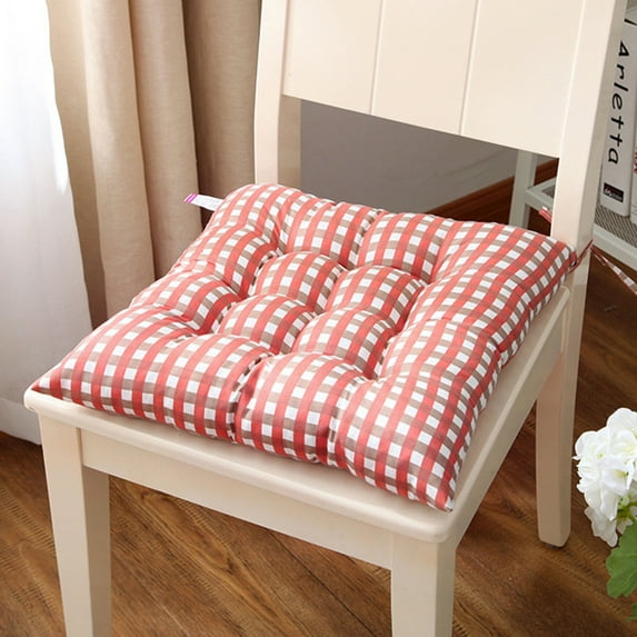 16x16 Inch 10-Colors Soft Non-Slip Dining Kitchen Square Chair Cushion Seat Pads Removable Cover On Garden