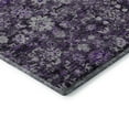 thumbnail image 4 of Addison Rugs Mayfield Washable Traditional Oriental Purple Rectangle Rug, 5' x 7'6", 4 of 6