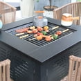 thumbnail image 6 of Spaco Square Stove Heater Smokeless Grill, Grill Over Stove, Tea Cooking Furniture Table, Fire Pit Stove for Outdoor, Black, 6 of 13