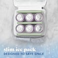 thumbnail image 6 of Cool Coolers by Fit & Fresh XL Slim Ice Packs, Space Saving Reusable Ice Packs for Lunch Boxes, Freezer Packs, Reusable Ice Packs for Lunch Boxes & Coolers, 4pk, Sage, 6 of 10