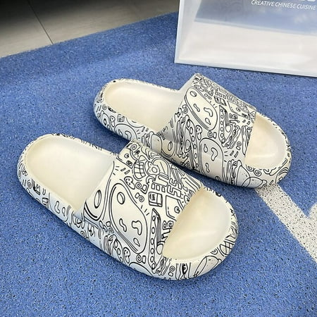 

CoCopeanut EVA Home Slipper for Women s Zebra Veins Family Men Slippers Outdoor Casual Shoes Summer Platform Unisex Female Light Sandals