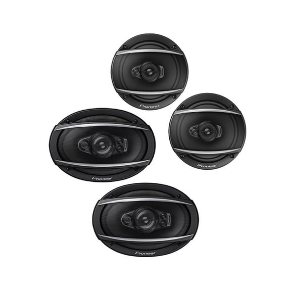 Pioneer TS-A1670F TS-A6970F 6.5" 3-Way and 6x9" 5-Way A-Series Coaxial Speakers