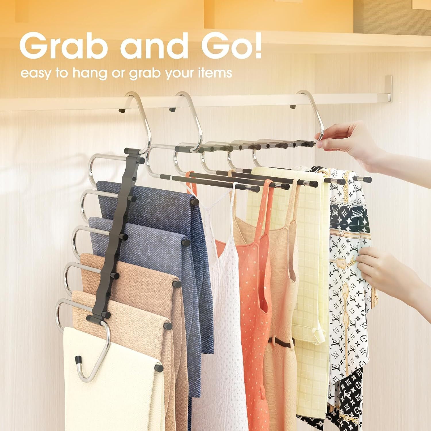 Clothes hanger for multiple items hotsell