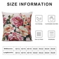 thumbnail image 5 of Acheng Decorative Throw Pillow Cover Happy Mother's Day Pillow Cases Spring Flowers Floral Pink White Plaid Warm Family Cushion Cover Super Soft Brushed Fabric Pillowcase for Home Couch Sofa Bed White, 5 of 5