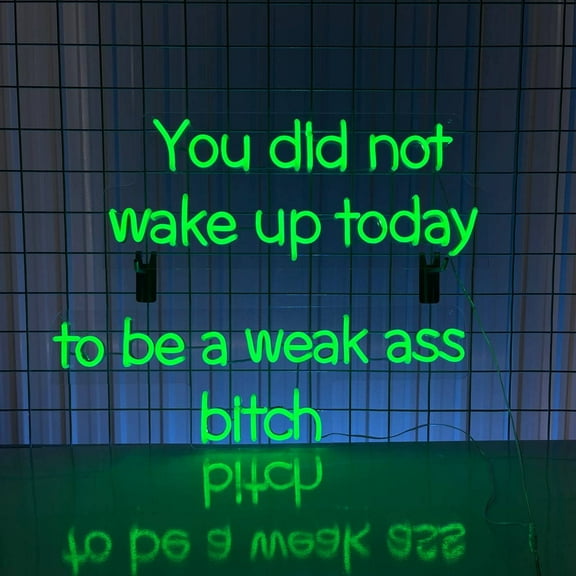 Glowneon Motivation Quote Neon Sign, Quote For Home Wall LED Decor