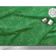 thumbnail image 2 of Soimoi Green Cotton Voile Fabric Dry Branches Tree Decor Fabric Printed Yard 42 Inch Wide, 2 of 3