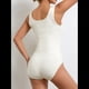 thumbnail image 4 of Body Sin Mangas para Mujer, Control de Abdomen, Corte Entallado, Sin Mangas, Cuello Redondo. Crema M, 4 of 6
