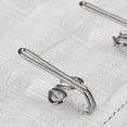 thumbnail image 4 of Crochets de Rideau en Métal, (100 Pcs, Argent), 4 of 5