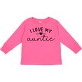 thumbnail image 3 of Inktastic I Love My Auntie Boys or Girls Long Sleeve Toddler T-Shirt, 3 of 5