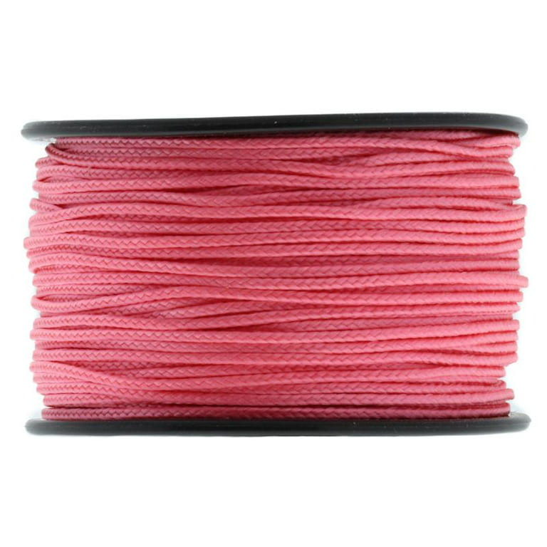 Micro Cord Paracord 1.18mm x 125' Pink by Jig Pro Shop - Made in the USA