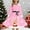 E-50Pink, variant on FAOWME Big Kids Girls Christmas Dress Long Sleeve Round Neck Reindeer Print Lace Up Front Stylish Comfortable Dresses For Party Black 5-6 Years