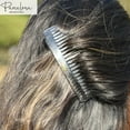 thumbnail image 6 of Parcelona French Glossy Large Cellulose Updo 23 Teeth Hair Side Combs(2 Pcs), 6 of 29