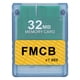 thumbnail image 1 of 【32MB V1.966 Azul Transparente】Tarjeta Memoria PS2 8MB/16MB/32MB/64MB/FMCB Tarjeta Memoria MCboot V1.966 (32MB Azul, 1 of 9