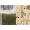 thumbnail image 2 of Ray, Elena 14x11 Black Ornate Wood Framed with Double Matting Museum Art Print Titled - Modern Collage V, 2 of 4