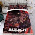 thumbnail image 4 of BLEACH Conjunto de sábanas temático, trío de piezas, cómodo y amigable con la piel, diseño único, regalo de decoración para el hogar para familiares, amigos y fans,140cm *210cm, 4 of 6
