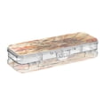 thumbnail image 2 of Plastic Pencil Box Large Capacity Pencil Boxes Clear Boxes with Snap-Tight Lid Stylish Office Supplies Storage Organizer Box Owl and Branch, 2 of 7