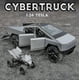 thumbnail image 2 of 1:24 Tesla Cybertruck Truck Alloy Toy Car Model Diecasts Vehicles Pickup Motorcycle Car Decoration Kid Boys Toys Christmas Gifts, 2 of 5