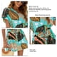 thumbnail image 1 of Vestido playero para mujer, cuello en V, abertura lateral corta, vestido de baño, vestido de bikini con cuello en V, calidad inigualable, 1 of 3