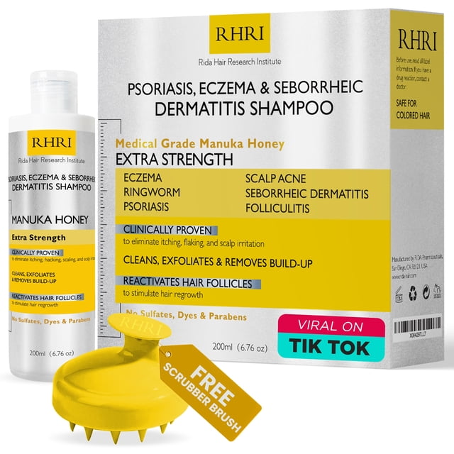 Champú Rida Hair Research Institute Psoriasis con miel de manuka