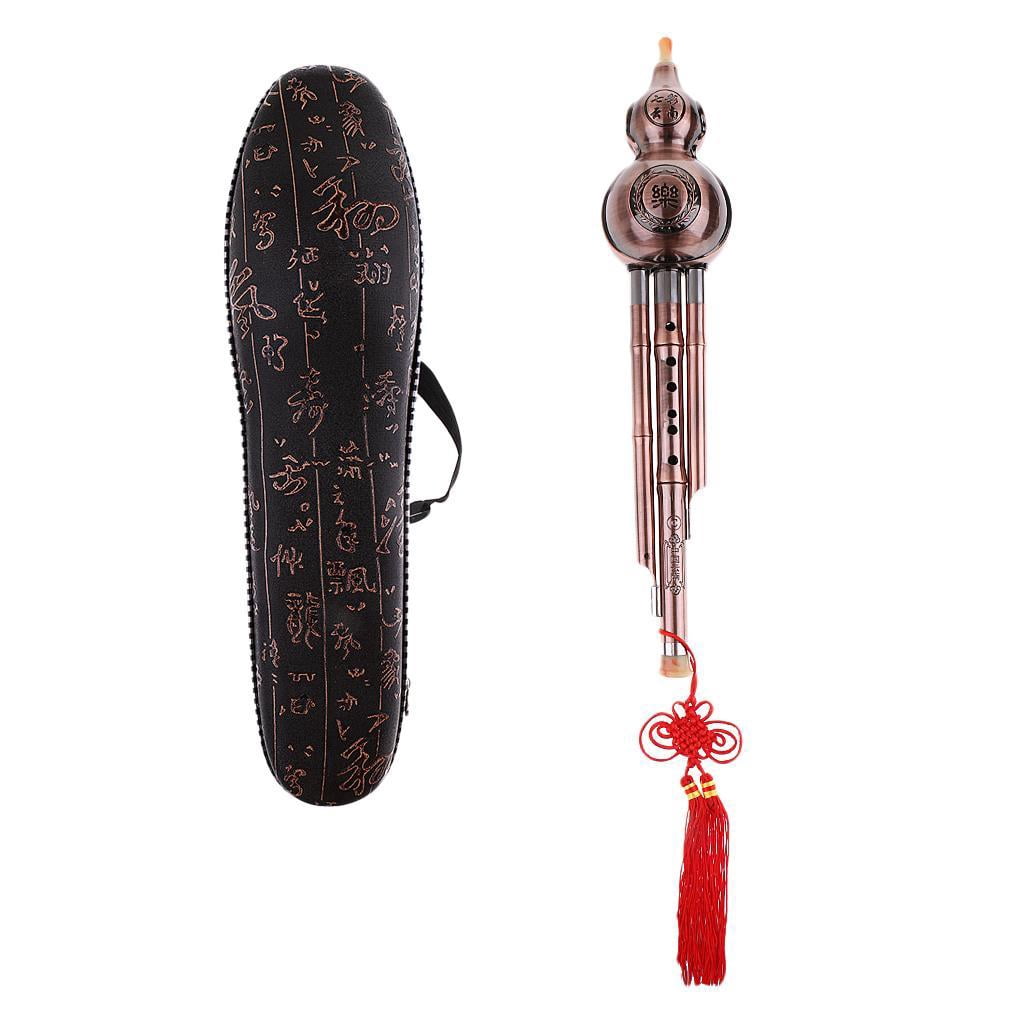 Chinese Flute Ethnic Gourd Flauta Pipes cucurbit Professional Wind Musical Instruments C Beginners Folk Music