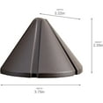 thumbnail image 2 of 15065CBR-Kichler Lighting-Six Groove - Low Voltage 1 light Deck Lamp - 2.5 inches tall by 3.75 inches wide-Centennial Brass Finish, 2 of 10