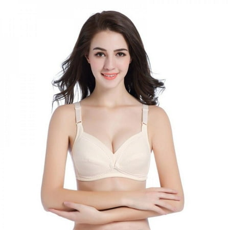

Big Clear! Charming Nursing Bra Lingerie Push-up Plus Size Underwear Front Opening No Rims Full Cup Pregnant Women Bra