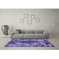 thumbnail image 3 of Ahgly Company Indoor Rectangle Abstract Blue Modern Area Rugs, 2' x 3', 3 of 4
