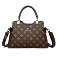 thumbnail image 3 of Bolso de mano de lujo para mujer, con estampado vintage, con asa superior, de gran capacidad, para viaje diario, de piel de alta calidad, diseño moderno, 3 of 5