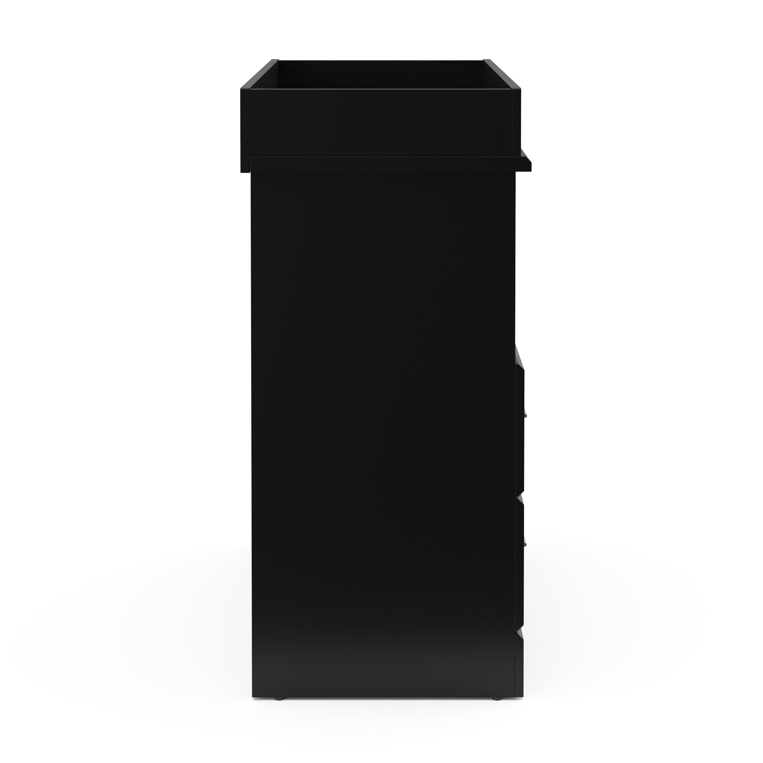 Storkcraft Brookside 2 Drawer Infant Changing Table Dresser, Black