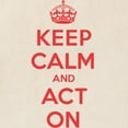 thumbnail image 2 of CafePress - Keep Calm Act On Tote Bag - Unisex Canvas Tote Bag, Beige, 1-Piece, 2 of 7