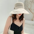 thumbnail image 6 of Women Mesh Sun Hats Summer Beach UV Protection Packable Wide Brim, 6 of 7