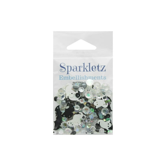 Buttons Galore Sparkletz Embellish BOO