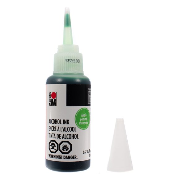 Craft County Marabu Alcohol Ink - 20mL Bottle with Precision Tip in a Variety of Vibrant Colors