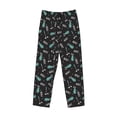 thumbnail image 2 of Vsdgher Golf Bags And Balls Print Mens Pajama Pants Sleep & Lounge Pants, PJ Bottoms With elastic waistb and Pockets, 2 of 5