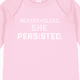 thumbnail image 4 of Inktastic Nevertheless, She Persisted Boys or Girls Long Sleeve Baby Bodysuit, 4 of 5