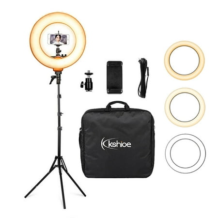 Ktaxon Pro Photography Set 18 Inch 480-LED 5500K 50W Dimmable Ring Light