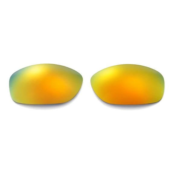Walleva 24K Gold Polarized Replacement Lenses for Oakley Pit Bull OO9127 Sunglasses