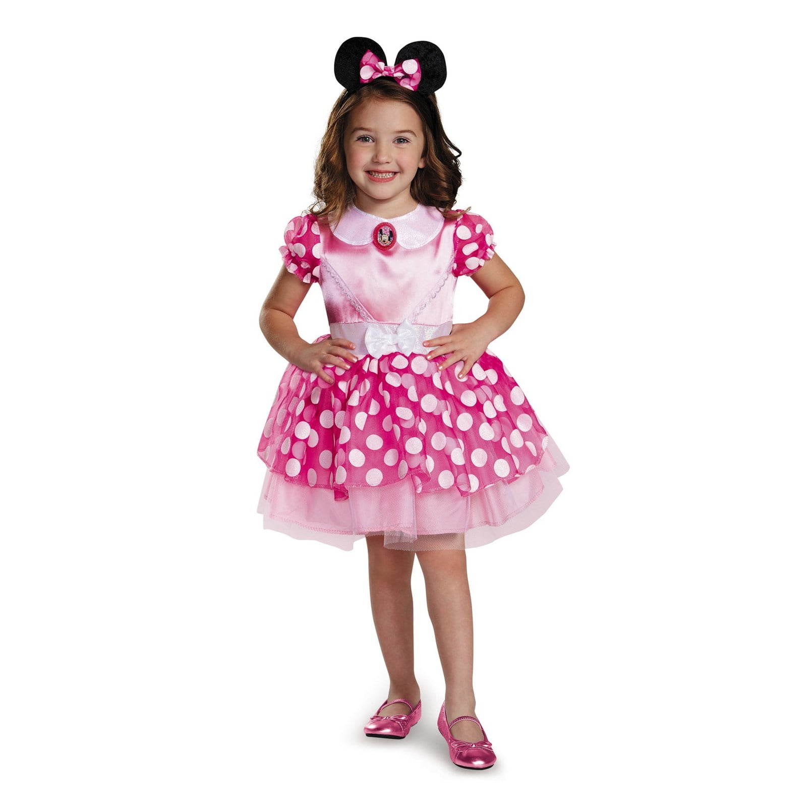 NEW Ladies Pink MINNIE Mouse Costume Fancy Dress Accessory Set Ears Tail HEN DO 